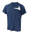 R182M Spiro Mens Dash Training Shirt Navy / White colour image